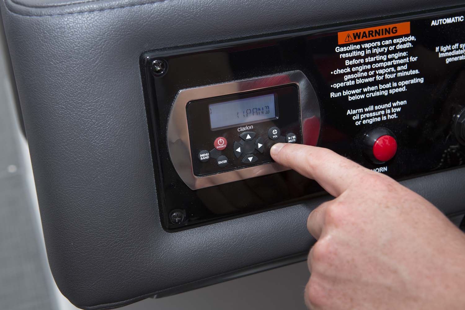 Tekne ses sistemi kumanda paneli