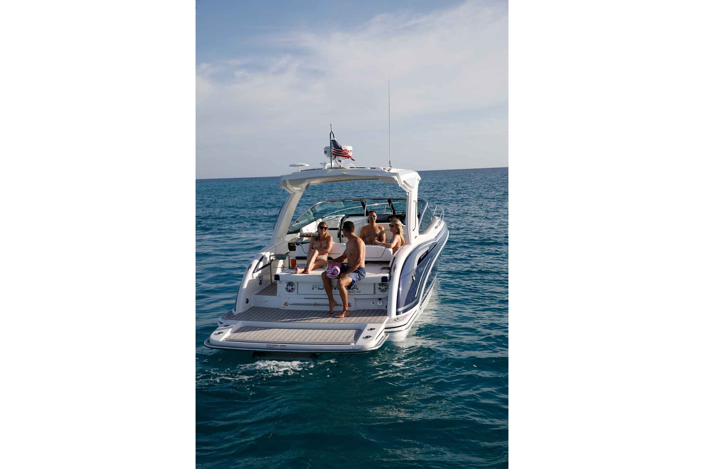 Tekne güneşlenme alanı 350 SS